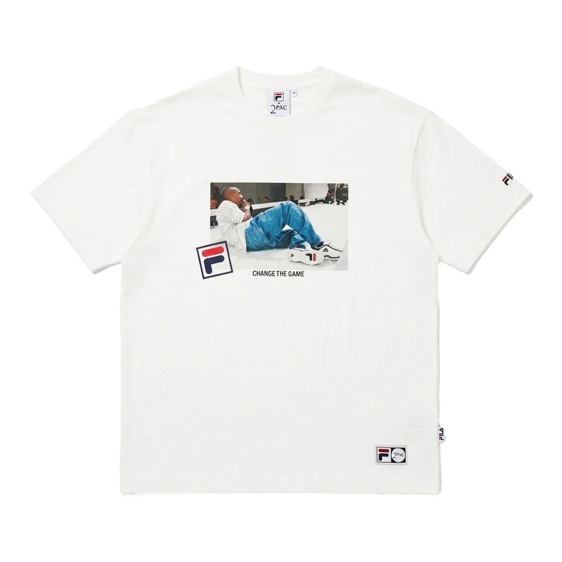 FILA - S/S PHOTO TEE01 WHITE【SM6SAU701-WT0】