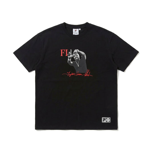 FILA - S/S PHOTO TEE02 BLACK【SM6SAU702-BK0】