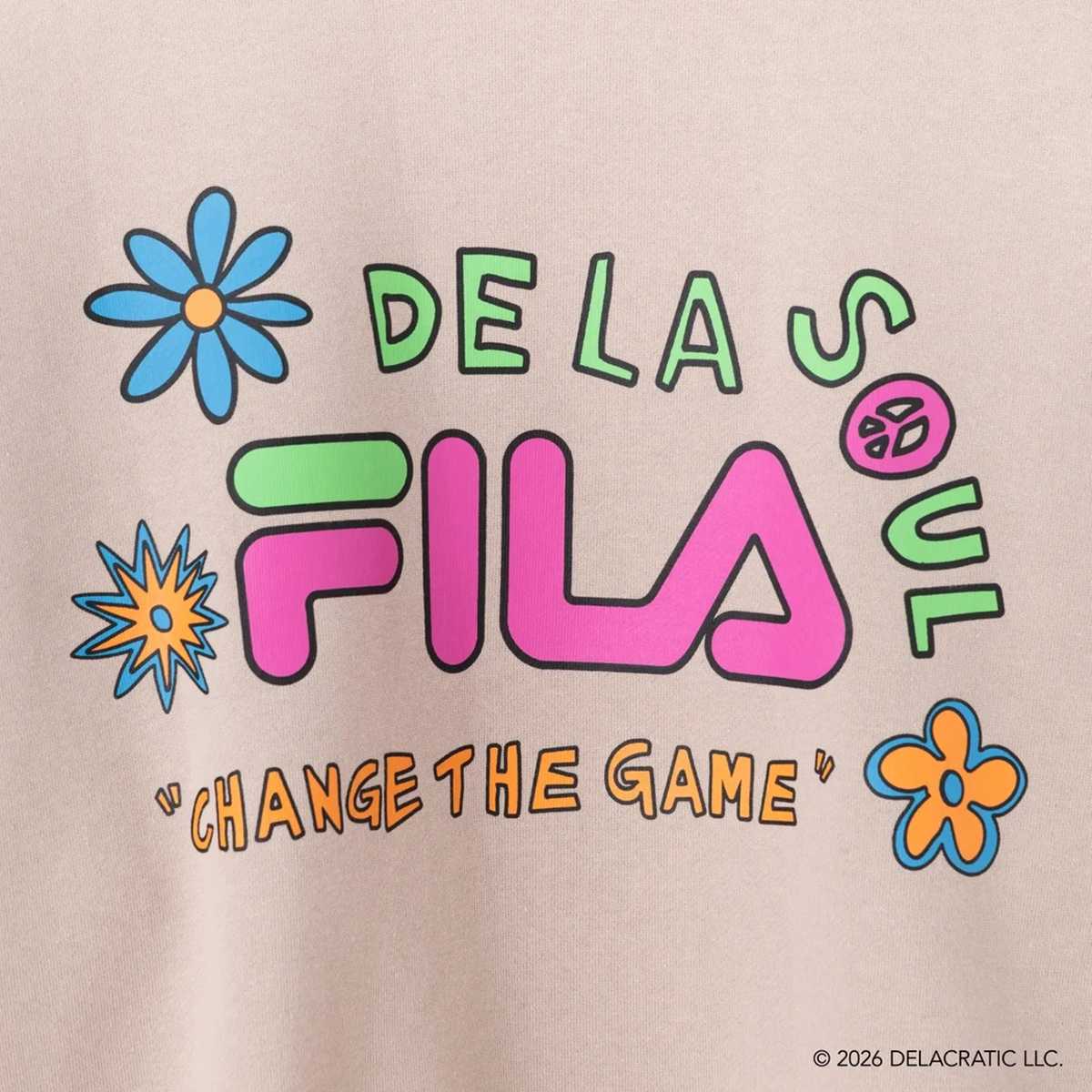 DE LA SOUL×FILA - SWEAT SHIRT BEIGE【SM6FBU704】