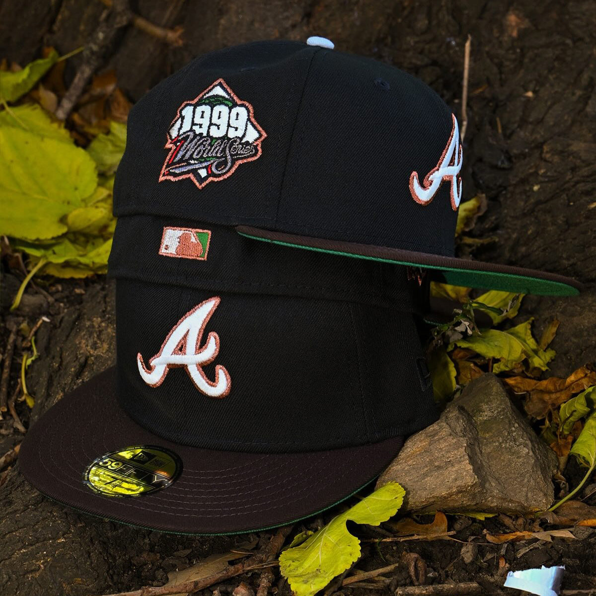 NEW ERA - Atlanta Braves 59FIFTY 1999 World Series Black/Walnut