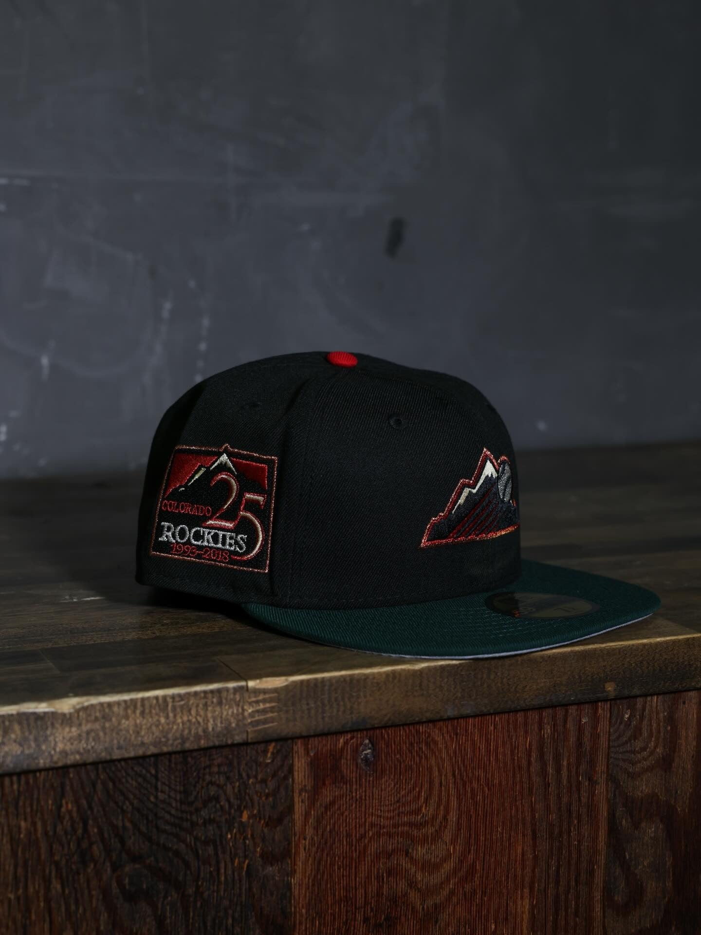 NEW ERA - NOHO NATO Colorado Rockies 59Fifty 25th Season Black/Green