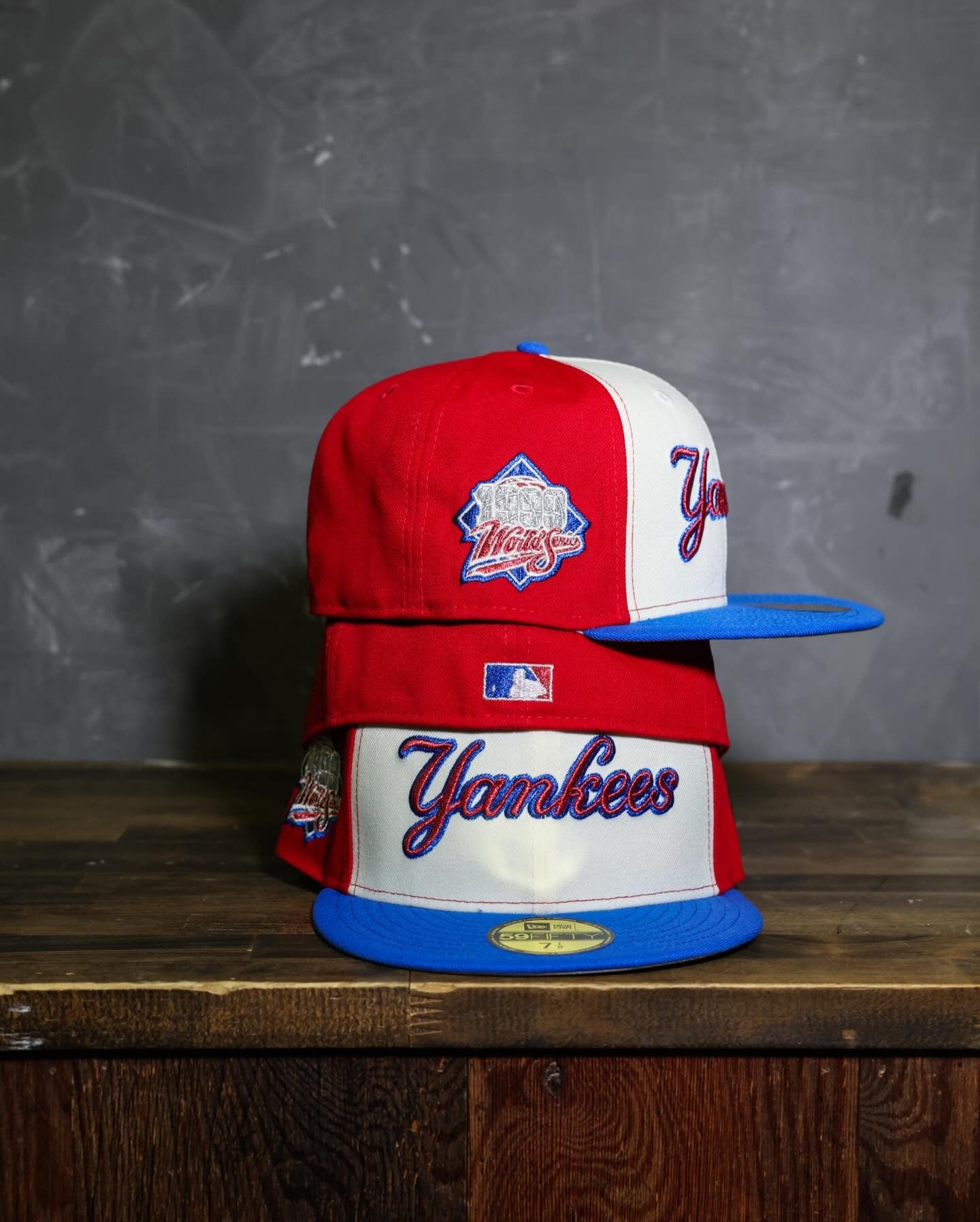 NEW ERA - New York Yankees 1999 World Series Chrome White/Scarlet/Light Royal