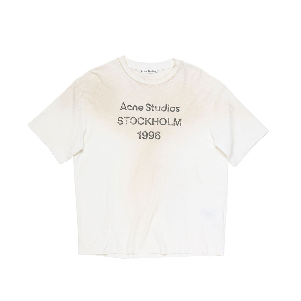 Acne Studios - LOGO T-SHIRTS Dusty White 【FN-UX-TSHI000013】