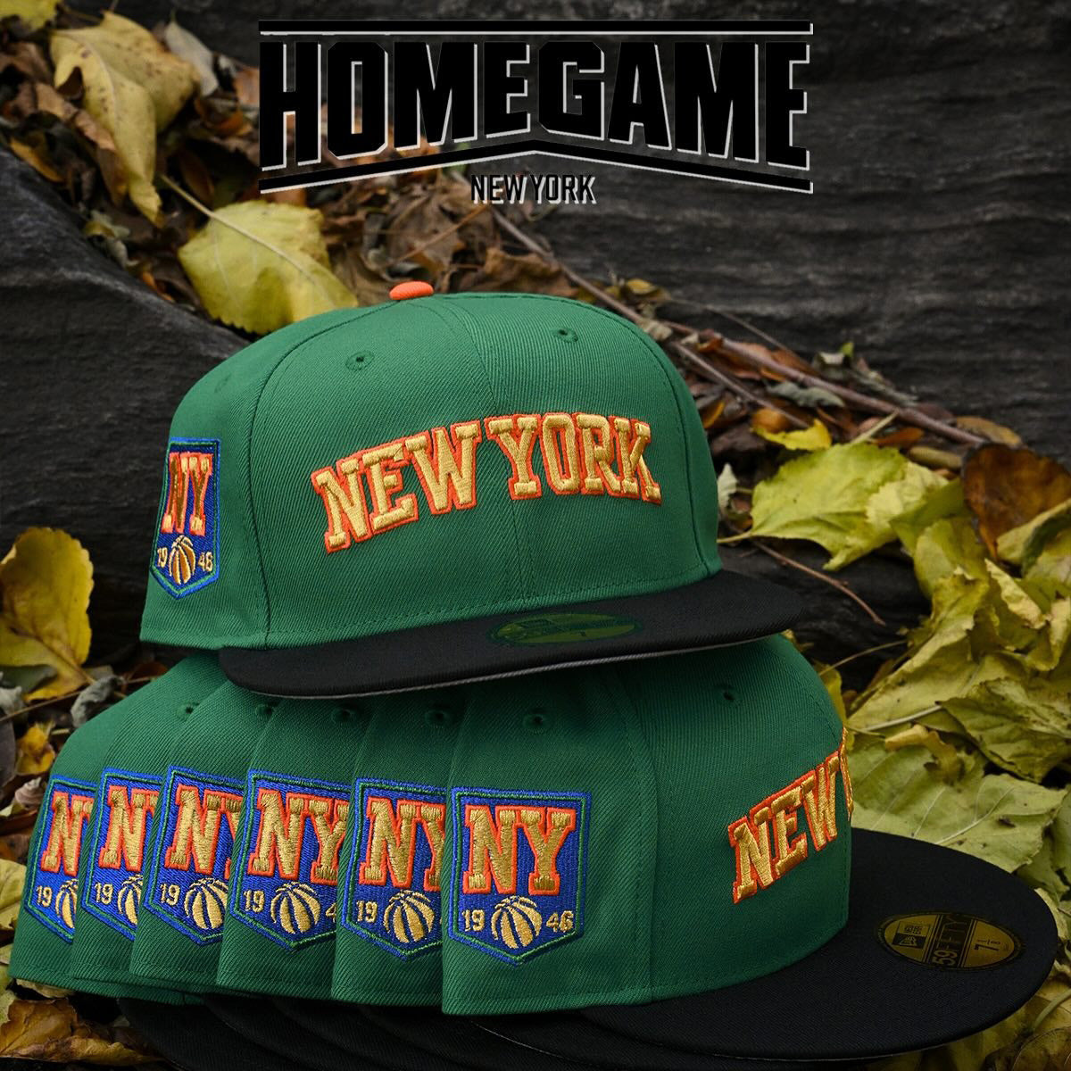 NEW ERA - New York Knicks 59FIFTY 1946 Kelly Green/Black