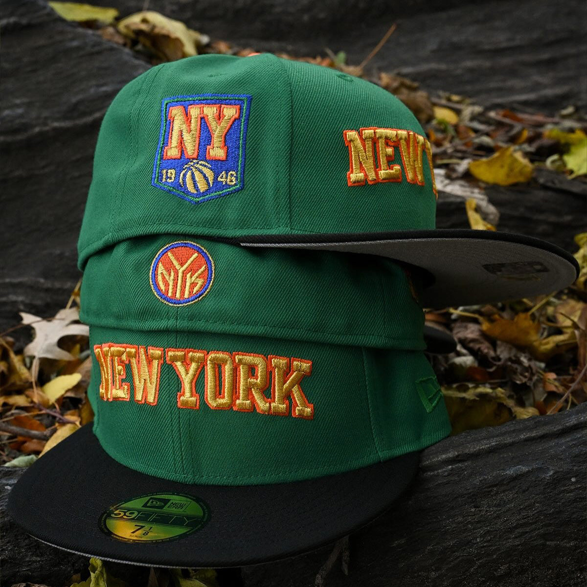 NEW ERA - New York Knicks 59FIFTY 1946 Kelly Green/Black