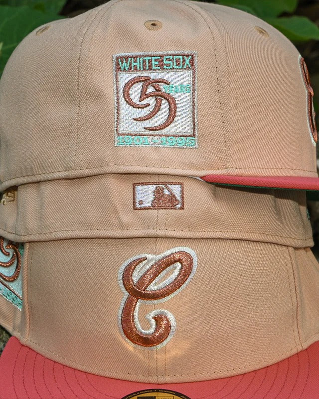 NEW ERA - Chicago White Sox 95 Years 59Fifty Canded Pecan/Coral