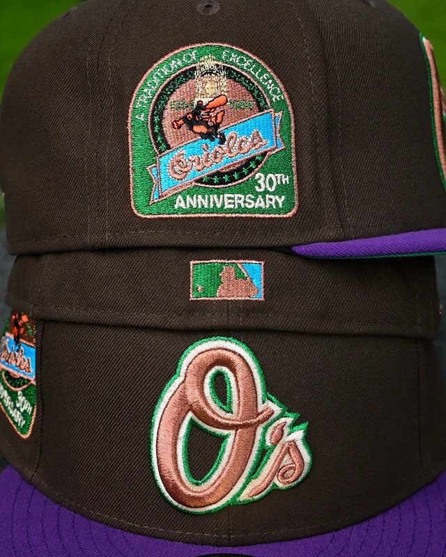 NEW ERA - Baltimore Orioles 30th Anniversary 59Fifty Walnut/True Purple