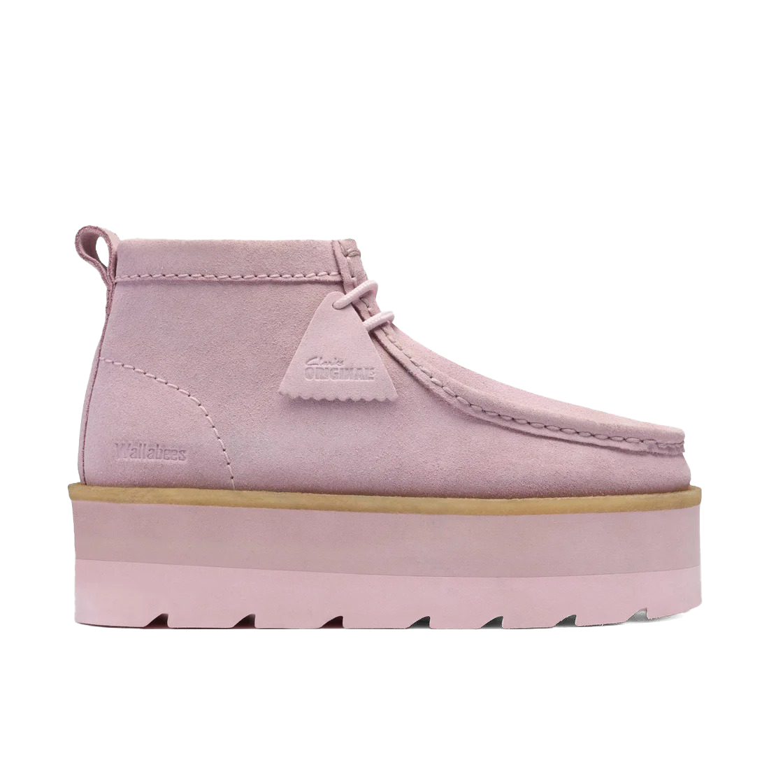 Clarks - Meare Meare WB ELVTD Light Pink Sued【26183858】