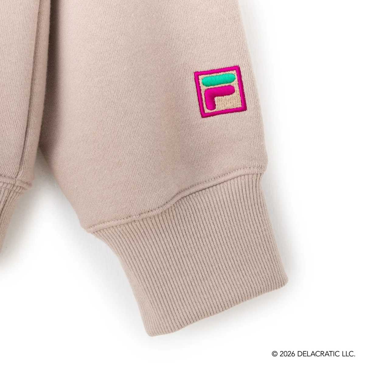DE LA SOUL×FILA - SWEAT SHIRT BEIGE【SM6FBU704】