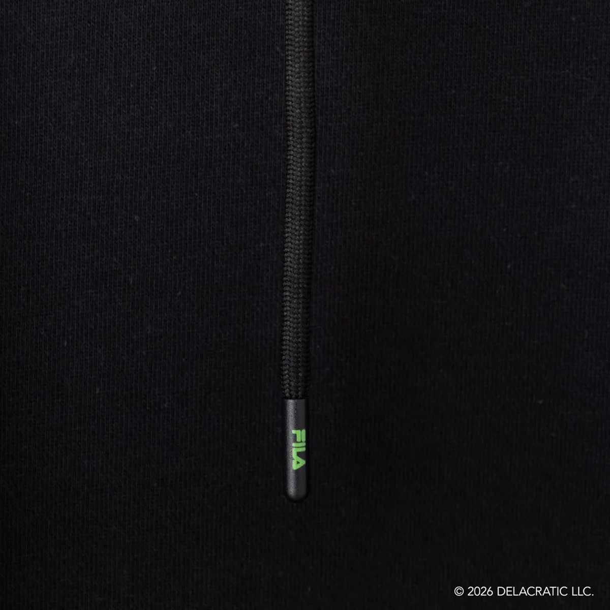 DE LA SOUL×FILA - HOODIE BLACK【SM6FBU703】