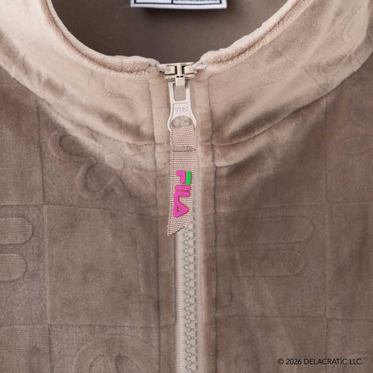 DE LA SOUL×FILA - TRACK TOP BEIGE【SM6FBU701】