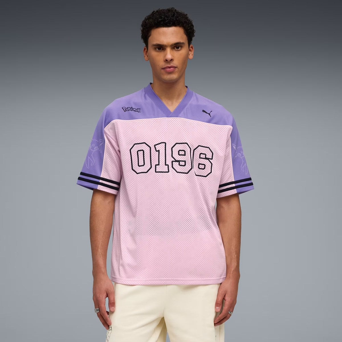 PUMA × POKEMON - OVERSIZED JERSE PINK【634919-70】
