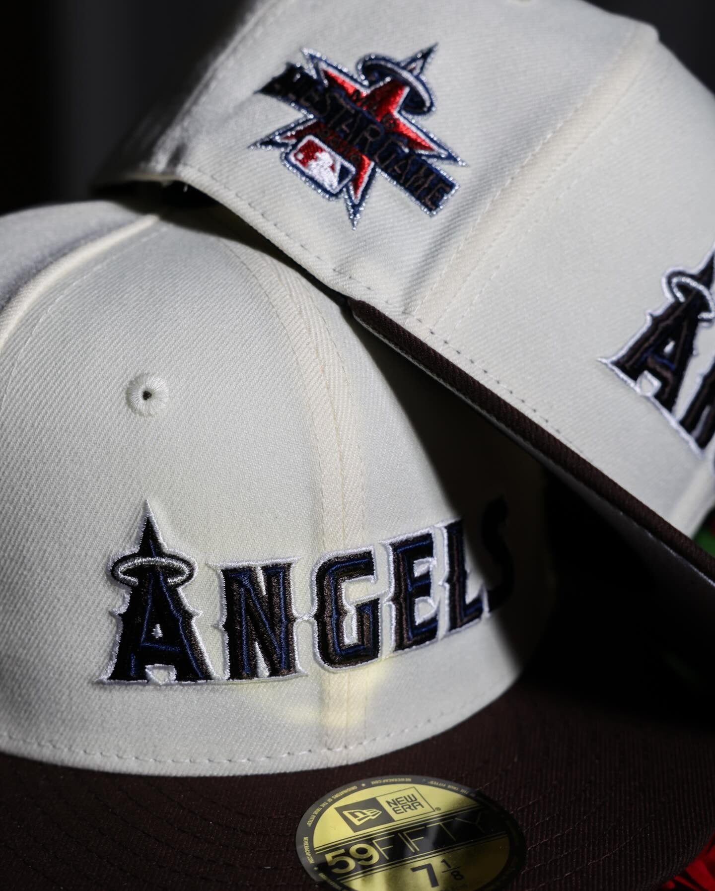 NEW ERA - Anaheim Angels 59Fifty 2010 All Star Game Chrime White/brown