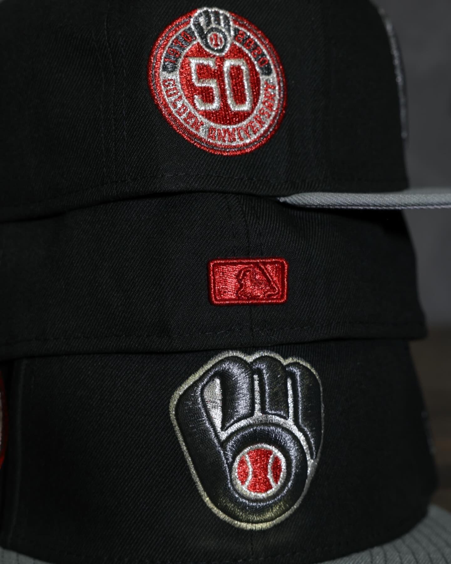 NEW ERA - Milwaukee Brewers 59Fifty 50th Anniversary Black/Graphite