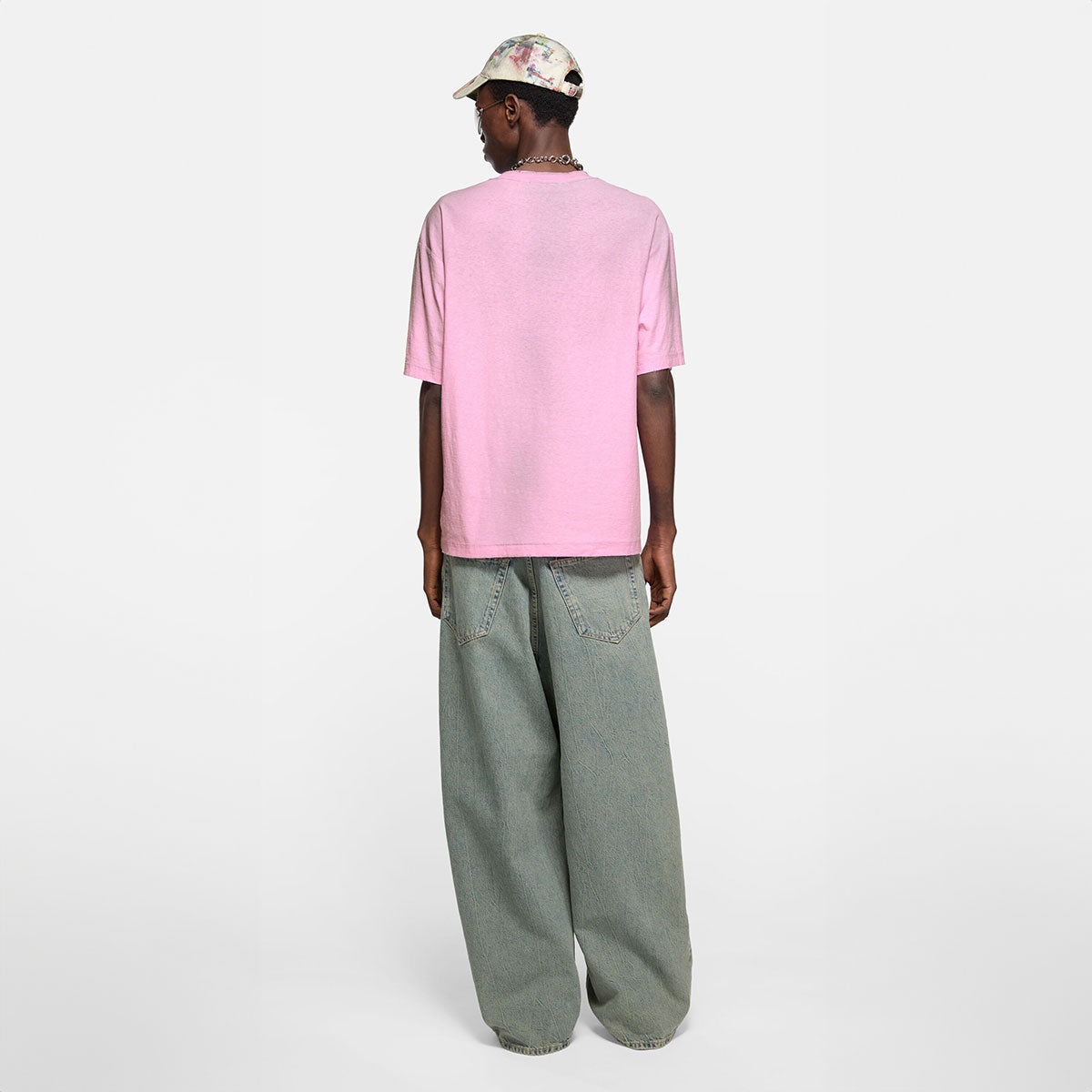 Acne Studios - LOGO T-SHIRTS Cotton Candy Pink 【FN-UX