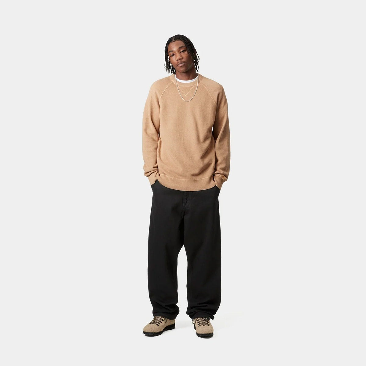 CARHARTT - SINGLE KNEE PANT Blackrinsed 【I032024-25SI】