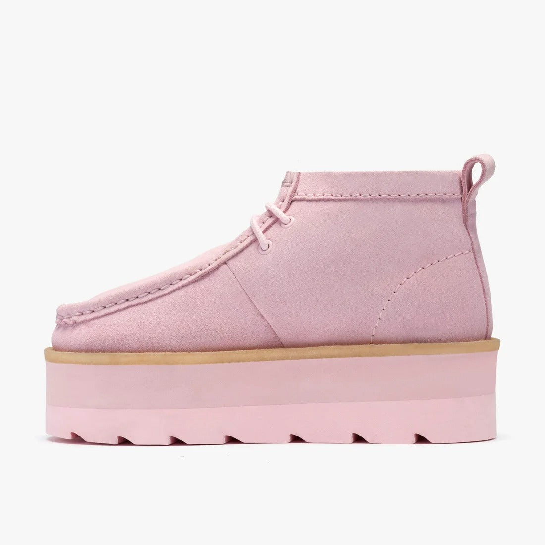 Clarks - Meare Meare WB ELVTD Light Pink Sued【26183858】