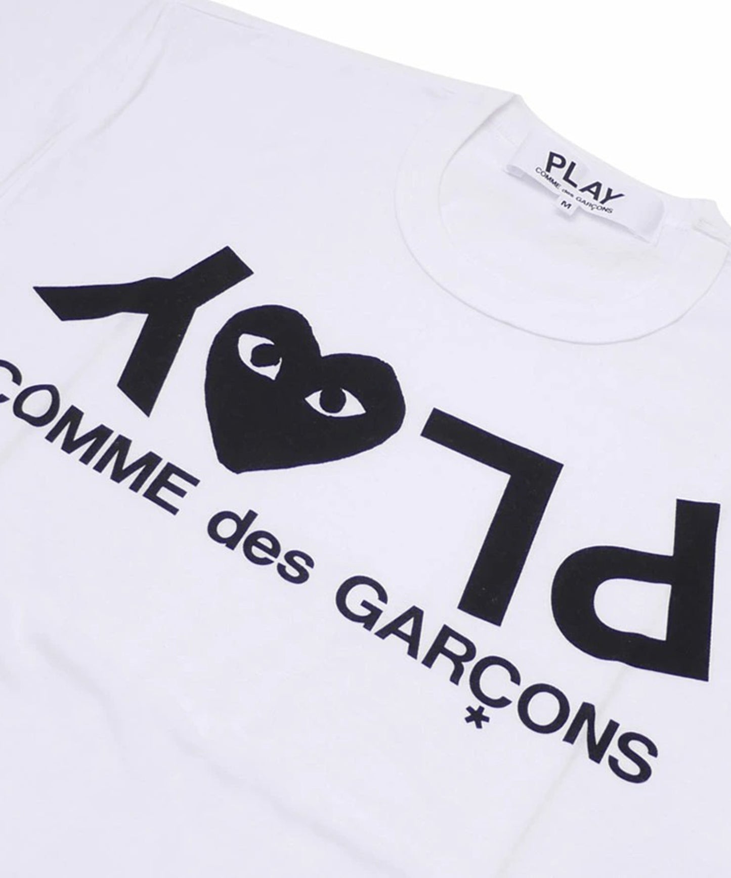 PLAY CDG - T-SHIRT WHITE【AX-T068-051】