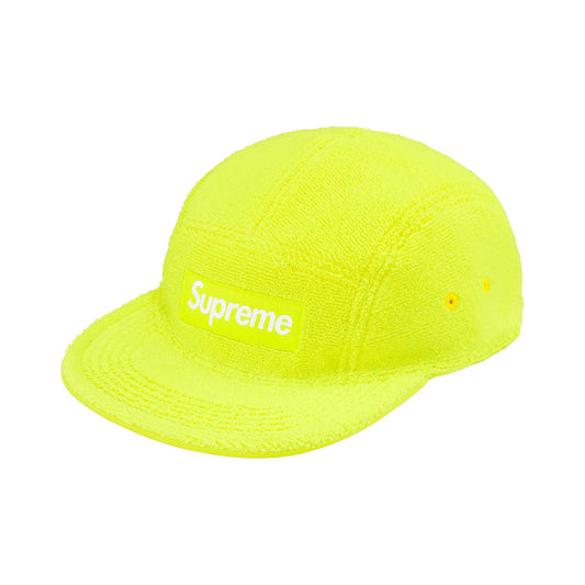 Supreme - Reversible Terry Camp Cap Fluorescent Yellow【SS25H35】