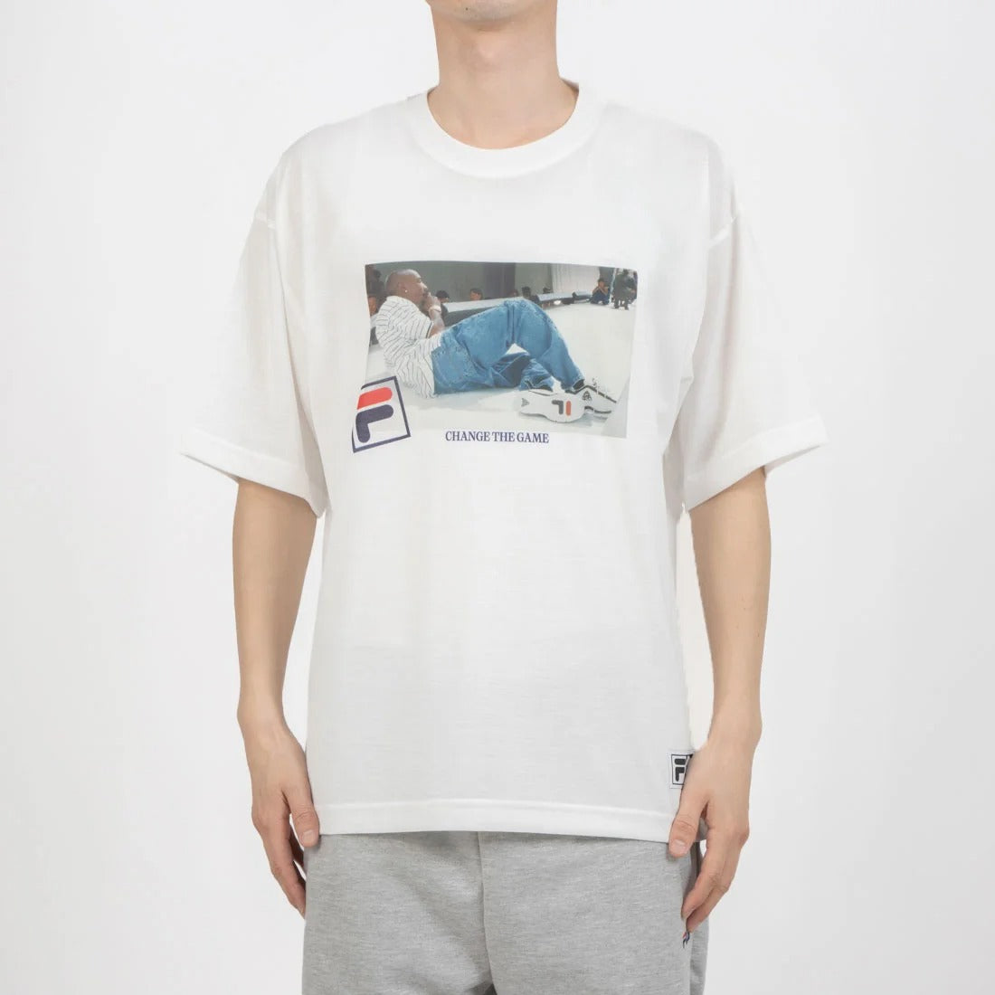 FILA - S/S PHOTO TEE01 WHITE【SM6SAU701-WT0】