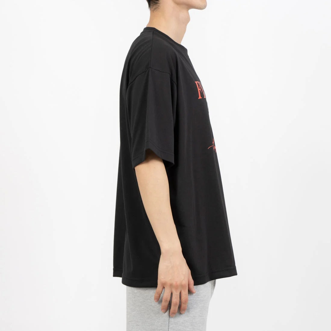 FILA - S/S PHOTO TEE02 BLACK【SM6SAU702-BK0】