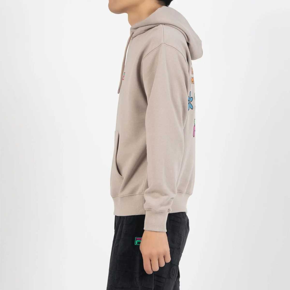 DE LA SOUL×FILA - HOODIE BEIGE【SM6FBU703】