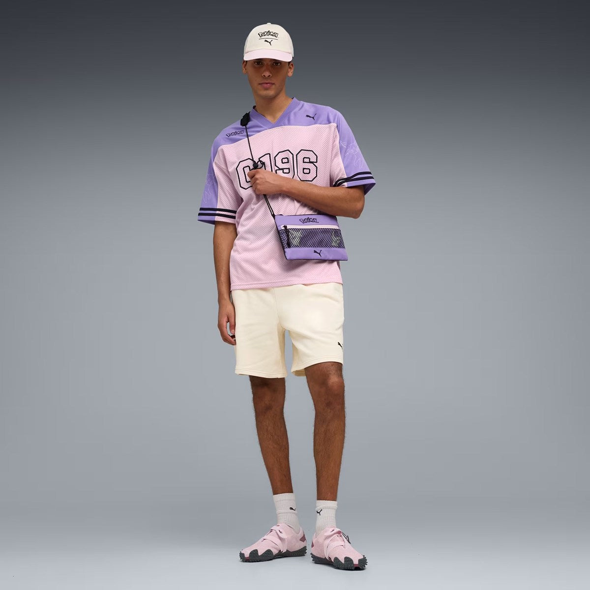 PUMA × POKEMON - OVERSIZED JERSE PINK【634919-70】