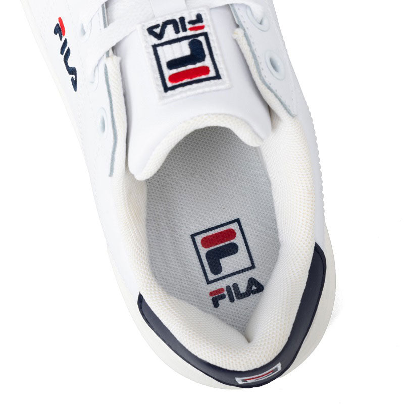 FILA フィラ COURT PLUMPY LITE コートプランピーライト ホワイト/ネイビー/レッド【USS24004-125】