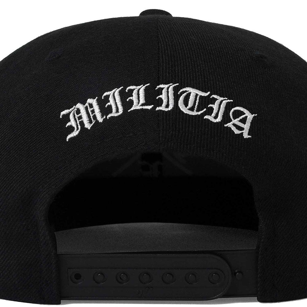 LFYT L×F×H×Q SNAPBACK CAP MILITIA [LE221412 LFHQ-13] BLACK