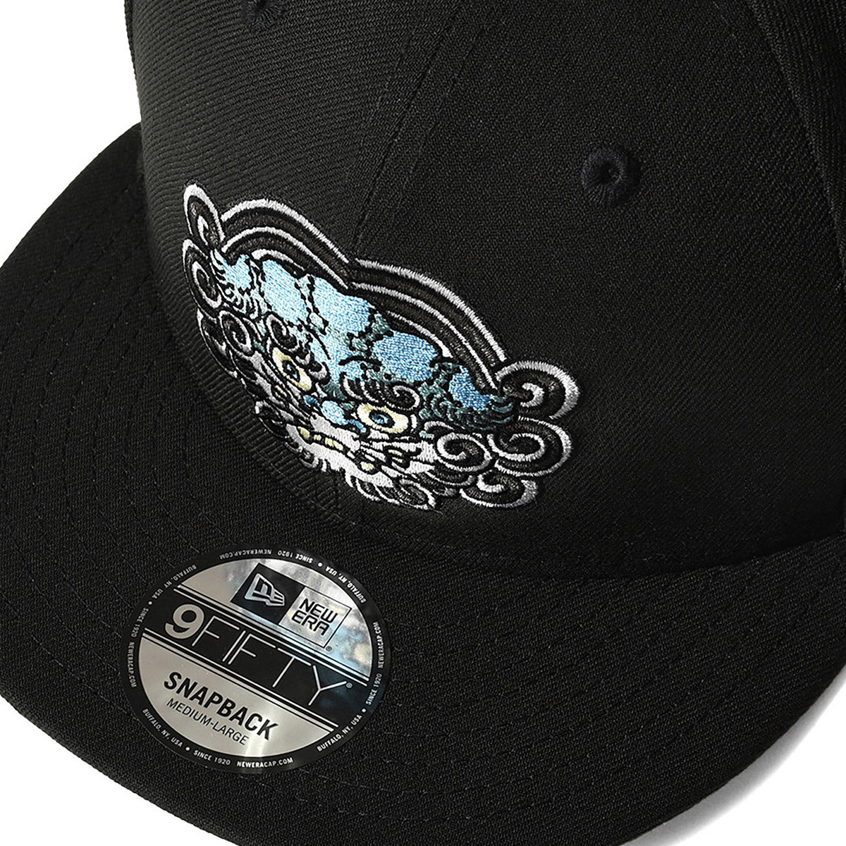 LFYT×THREE TIDES TATTOO - NEW ERA SHISHI 9FIFTY BLACK【LE251404】