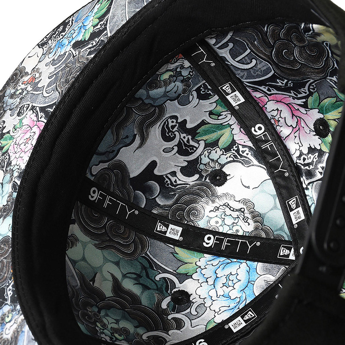 LFYT×THREE TIDES TATTOO - NEW ERA SHISHI 9FIFTY BLACK【LE251404】