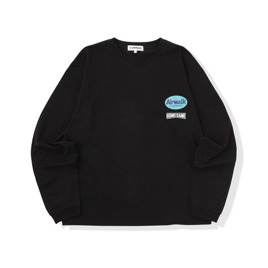 AIRWALK × HOMEGAME LS TEE BLACK