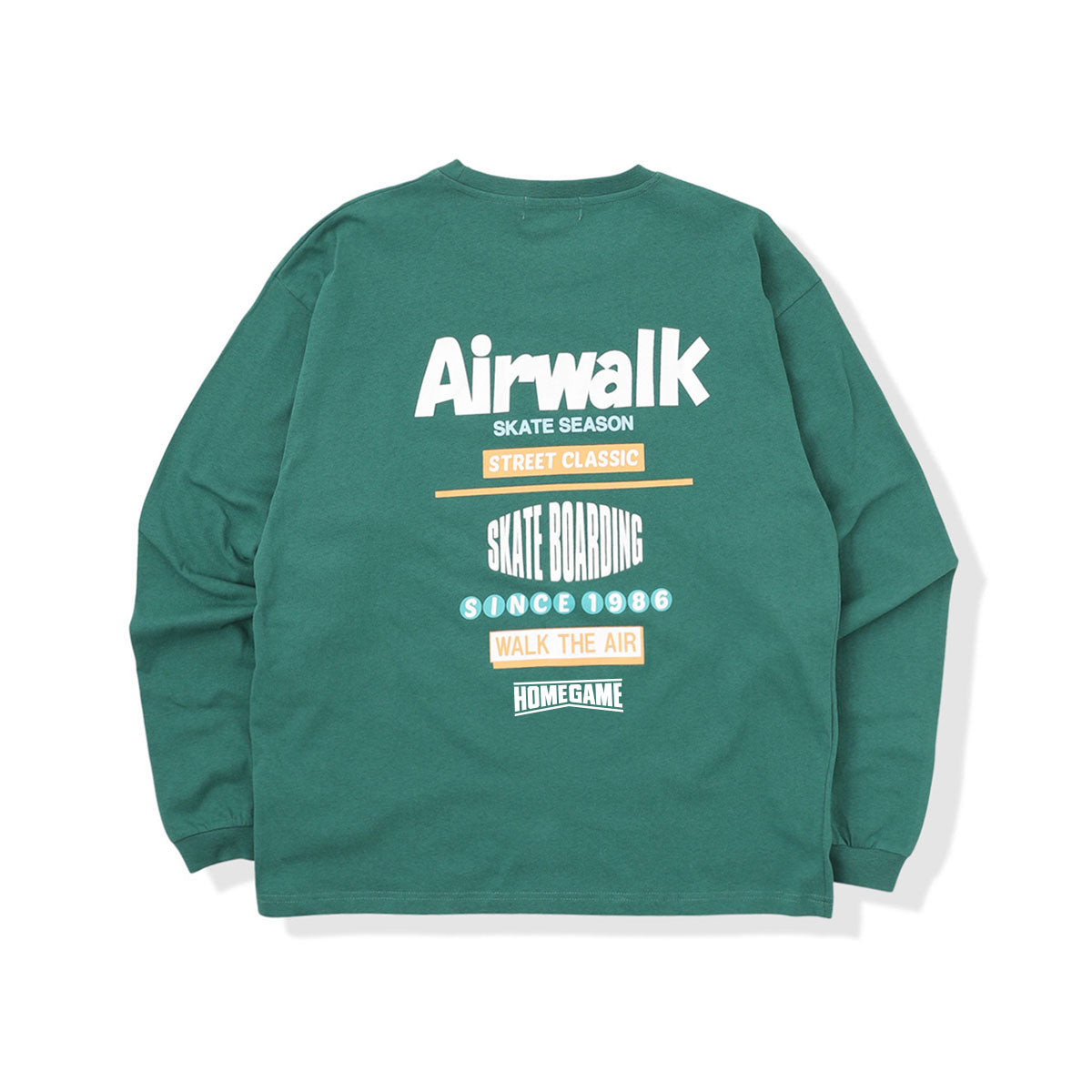 AIRWALK × HOMEGAME LS TEE GREEN