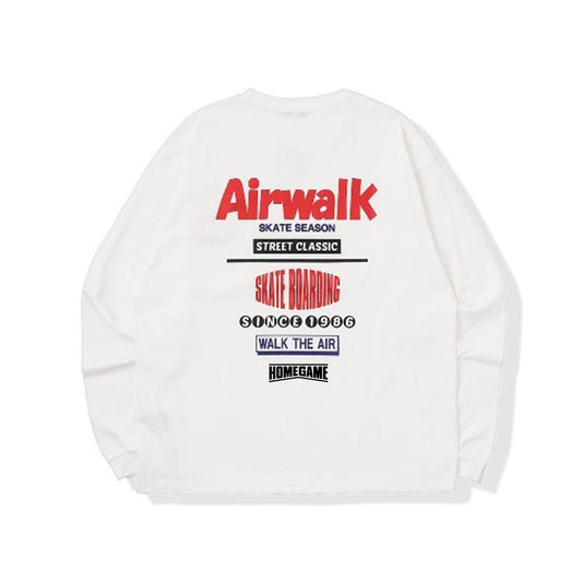 AIRWALK × HOMEGAME LS T 卹 白色