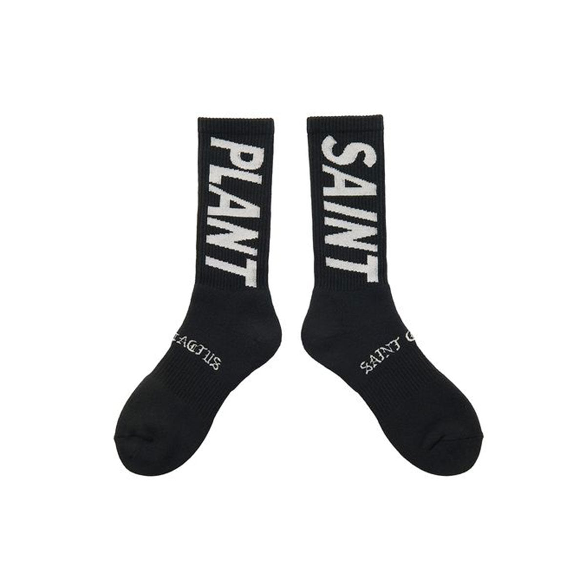 SAINT Mxxxxxx CP_SOCKS/SNT PLANT BLACK セントマイケル ソックス/プラント ブラック【SM-YS1-0000-C14】