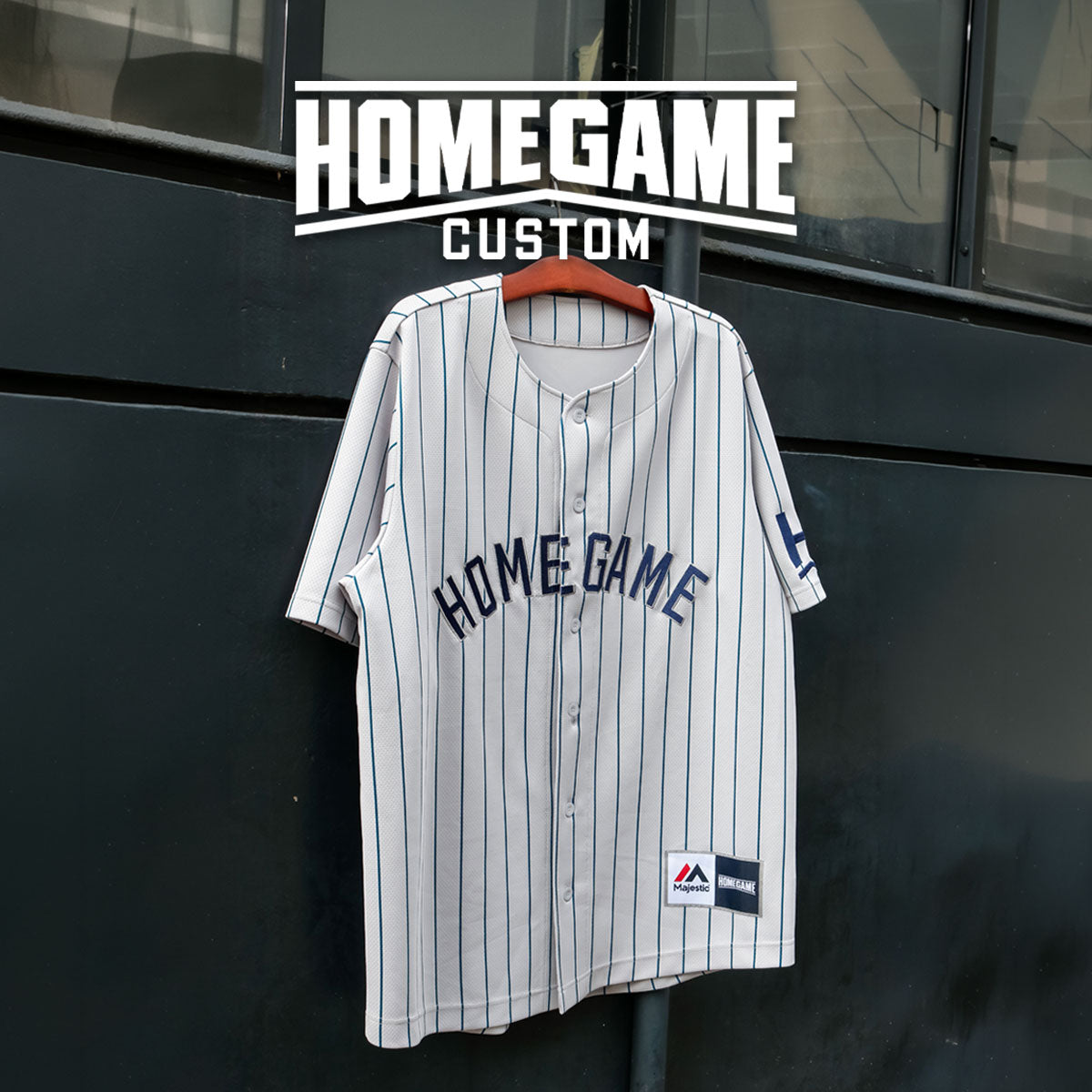 Majestic - BaseBall Shirts HOMEGAME CUSTOM 【TM2125FW0001】