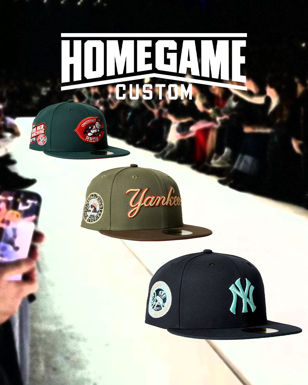 ひ*ろ様 ニューエラ　バロンズ　GAME別注　1/2 NEW ERA（ニューエラ） MiLB バーミングハム・バロンズ キャップ
