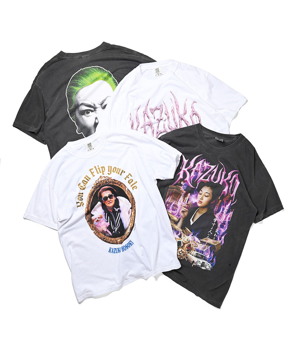 細木数子 KAZUKO HOSOKI LEGENDARY RAP TEES TYPE6【KH006】