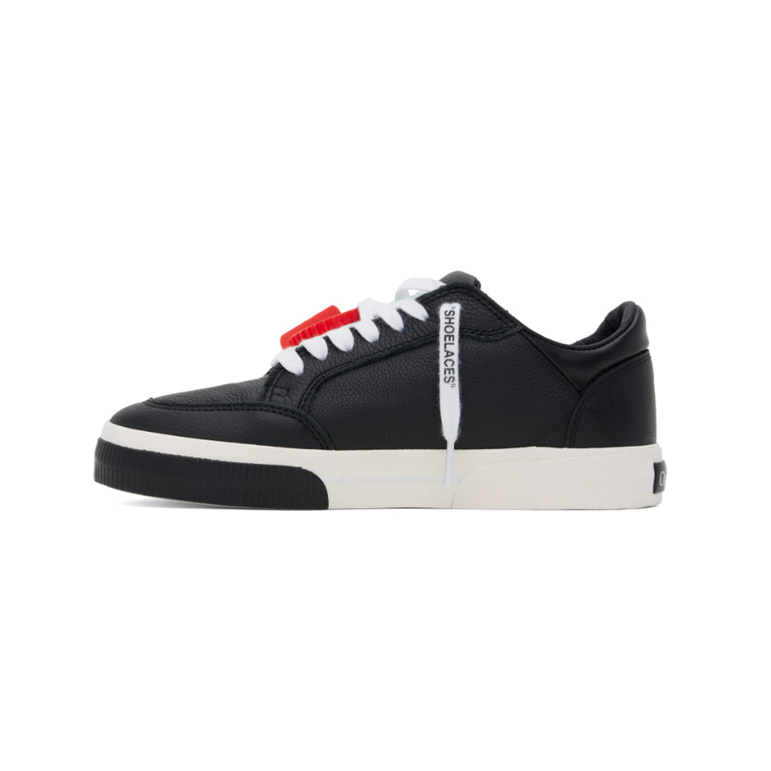 Off-White - NEW LOW VULCANIZED LEATHER 1001 BLACK/WHITE【OMIS25-SLG0087】