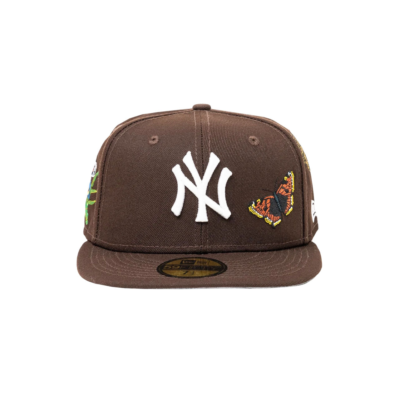 NEW ERA × FELT 紐約洋基隊 - 59FIFTY BUTTERFLY GARDEN BROWN