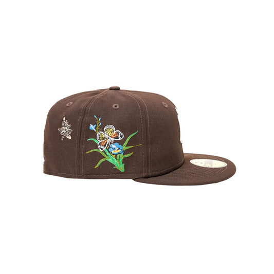 NEW ERA × FELT 紐約洋基隊 - 59FIFTY BUTTERFLY GARDEN BROWN