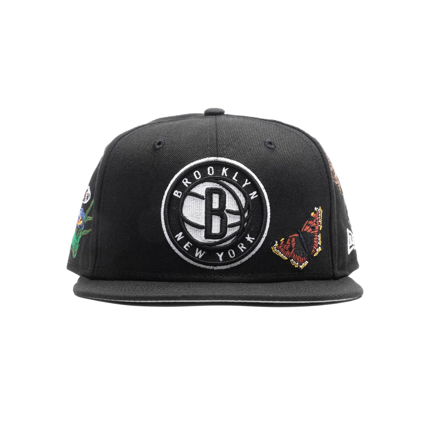 NEW ERA × FELT Brooklyn Nets - 59FIFTY BUTTERFLY GARDEN BLACK【60332796】