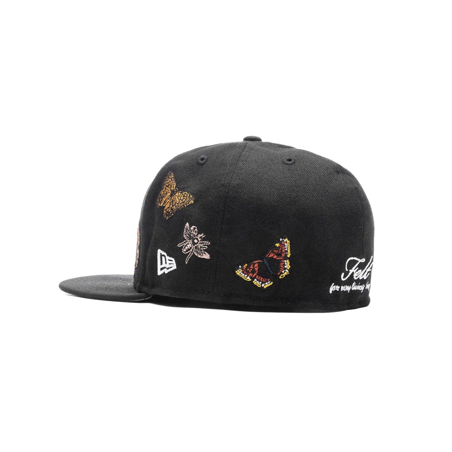 NEW ERA × FELT Brooklyn Nets - 59FIFTY BUTTERFLY GARDEN BLACK【60332796】