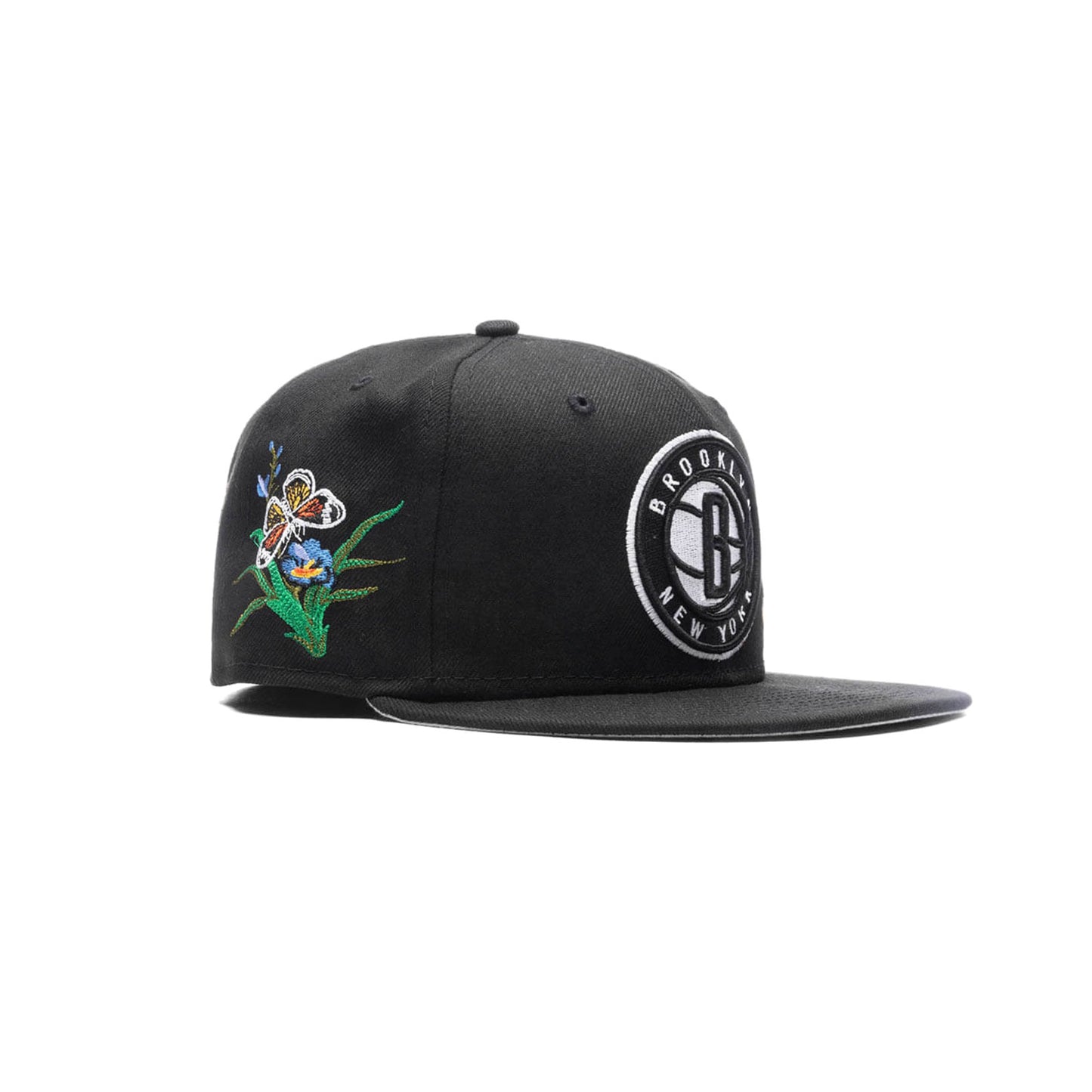 NEW ERA × FELT Brooklyn Nets - 59FIFTY BUTTERFLY GARDEN BLACK【60332796】