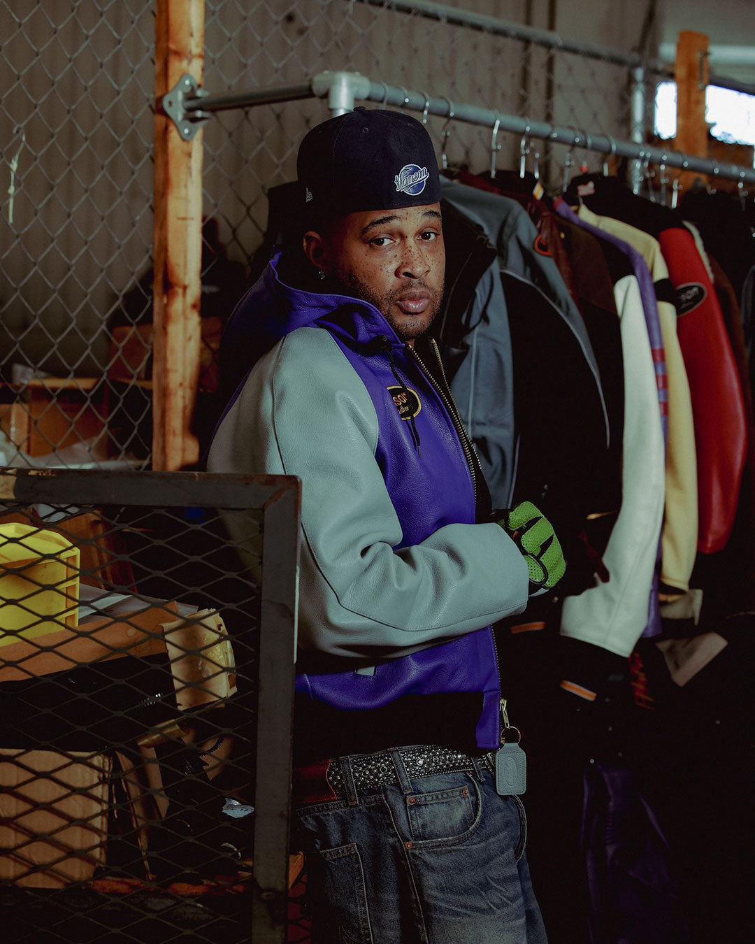 NEW ERA - Vanson Leathers New York Yankees USAT 59FIFTY NAVY【60941871】