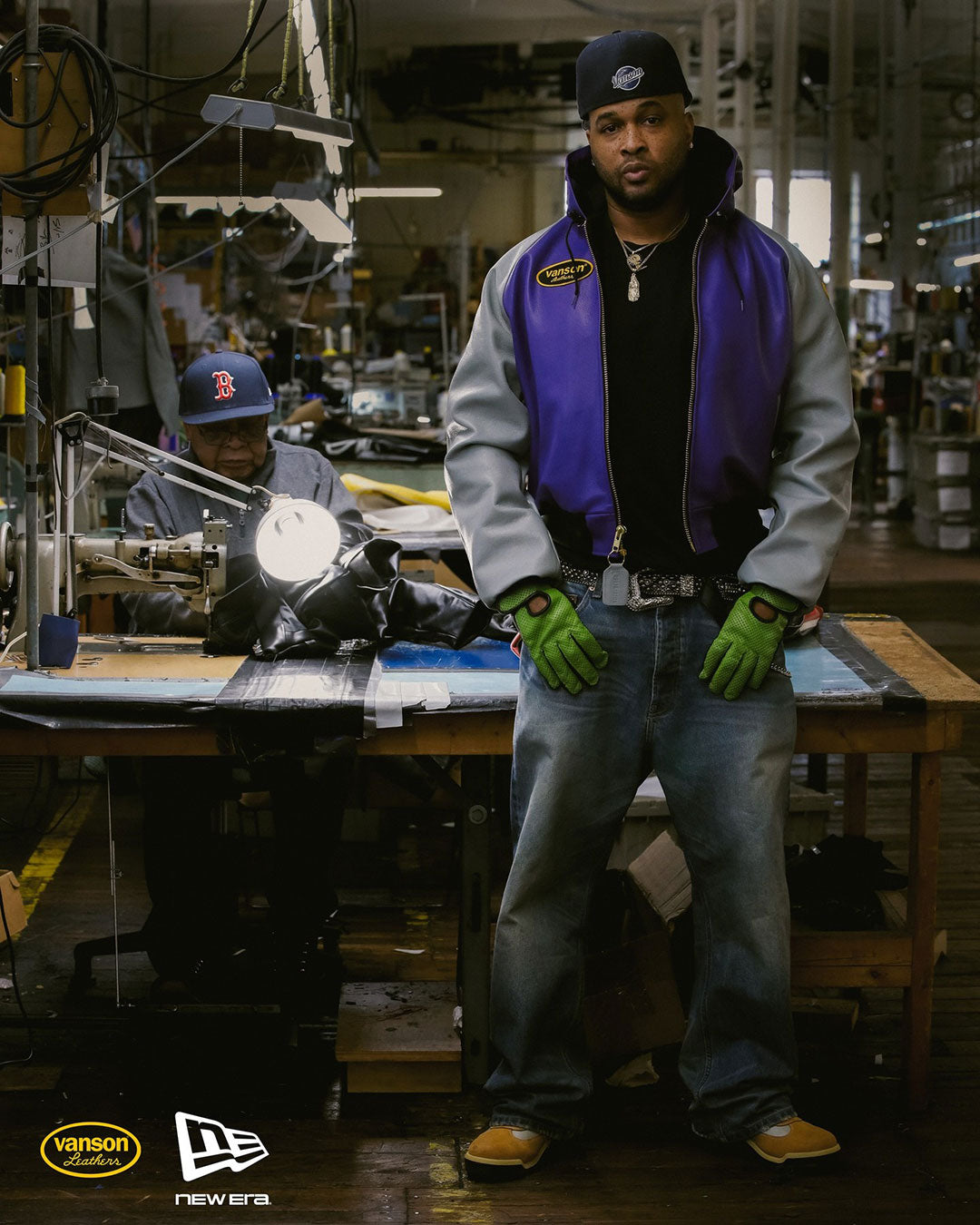NEW ERA - Vanson Leathers Los Angeles Dodgers USAT 59FIFTY Royal Blue【60941870】