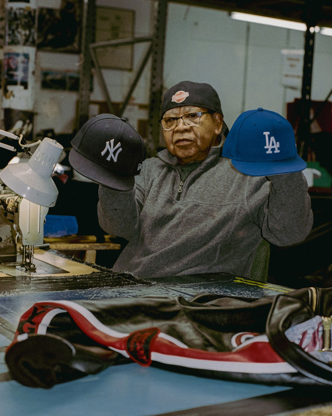 NEW ERA - Vanson Leathers New York Yankees USAT 59FIFTY NAVY【60941871】