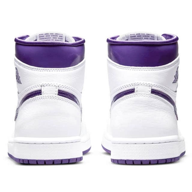 NIKE WMNS AIR JORDAN 1 HIGH OG  WHITE/COURT PURPLE  ナイキ ウィメンズ エア ジョーダン 1  ハイ OG ” ホワイト/コートパープル ”【cd0461-151】