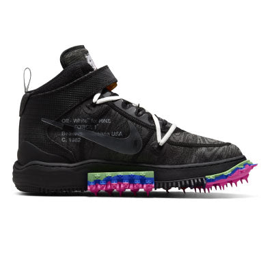 OFF-WHITE × NIKE AIR FORCE 1 MID SP " BLACK/CLEAR-BLACK " オフホワイト × ナイキ エア フォース 1 MID SP " ブラック/クリア-ブラック "【do6290-001】
