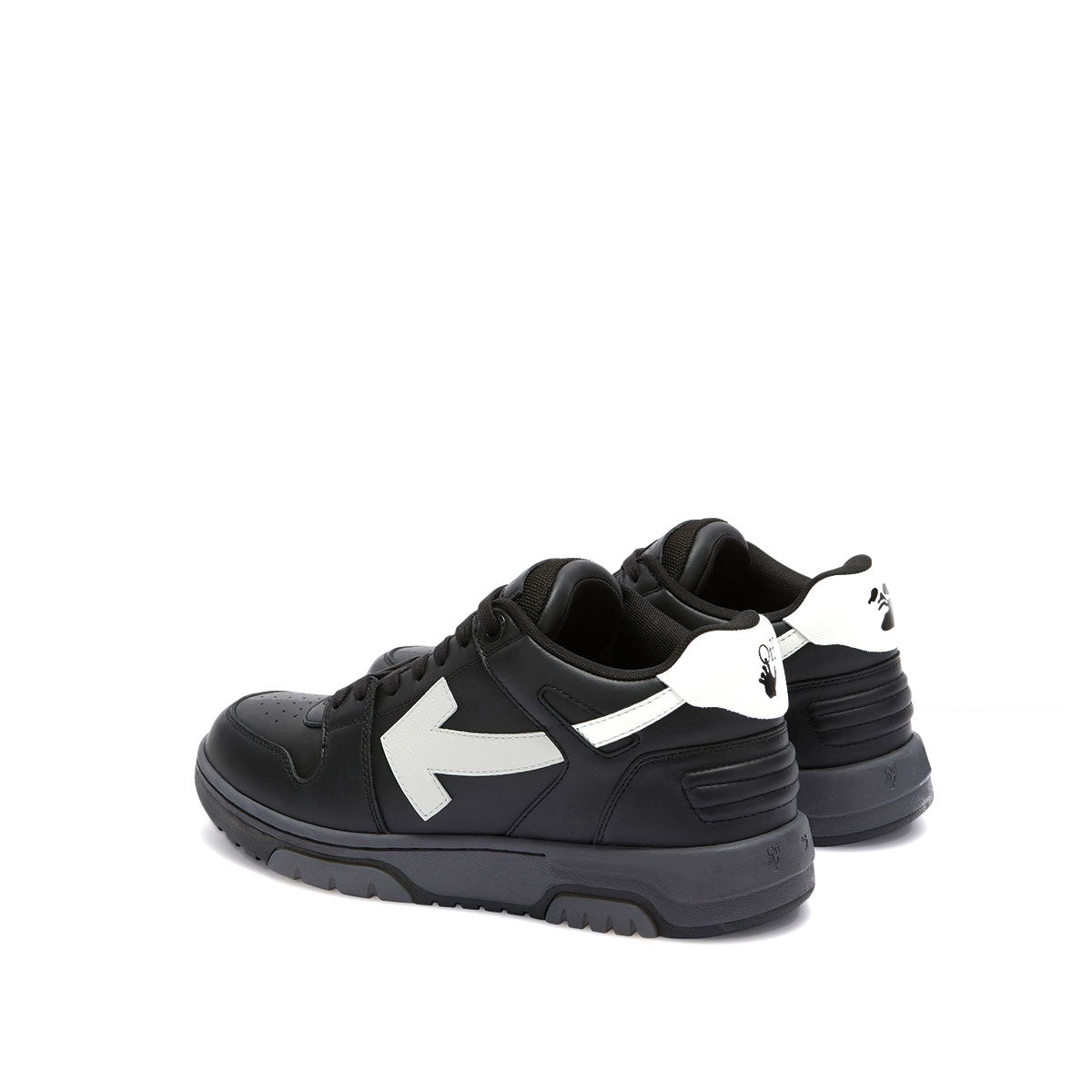 Off-White - OUT OF OFFICE CALF LEATHER BLACK/WHITE 【OMIS25-SLG0016】